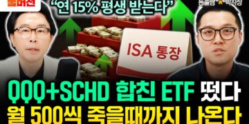 죽을 때까지 월 500만원? QQQ+SCHD를 합친 혁신적인 **월배당 ETF**의 모든 것