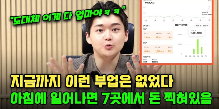 자동화 부업의 시대: "하루에 얼마 버는지 모르는" 수익 비밀 파헤치기