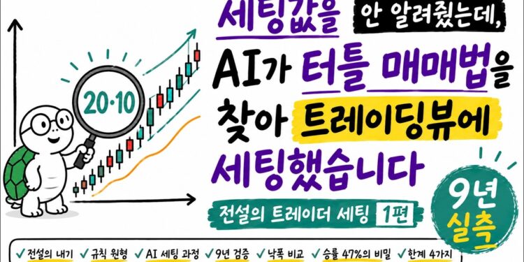 AI, 전설의 터틀 트레이딩 전략을 트레이딩뷰에서 재현하다: 실전 투자 가이드
